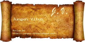 Jungen Vitus névjegykártya